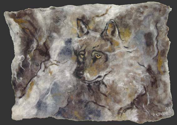 filtet billede af ulv